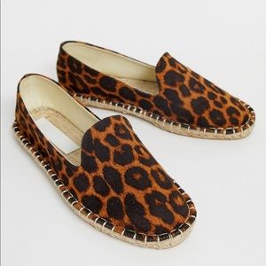 Animal print espadrilles